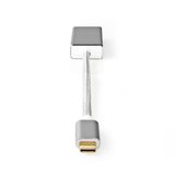 Adaptor USB-C 3.2 Gen 1 tata - DisplayPort mama, 4K 60Hz, 0.2m, argintiu, Nedis