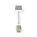 Adaptor USB-C 3.2 Gen 1 tata - DisplayPort mama, 4K 60Hz, 0.2m, argintiu, Nedis